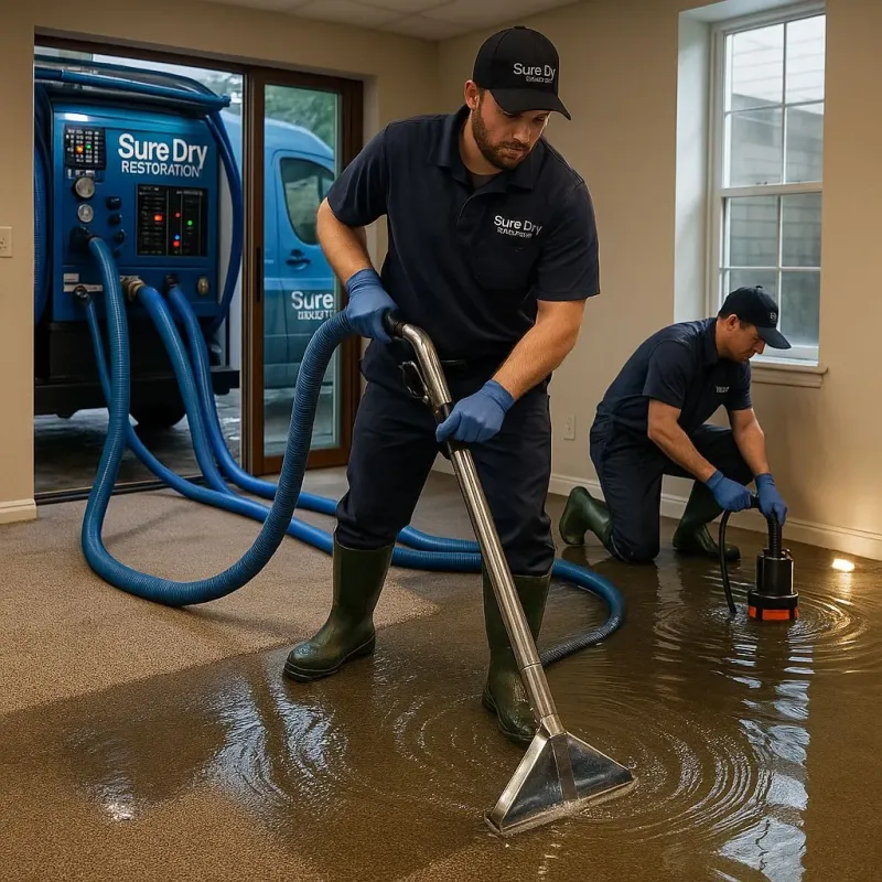 Water Extraction and Removal process in Pine Knoll Shores, NC